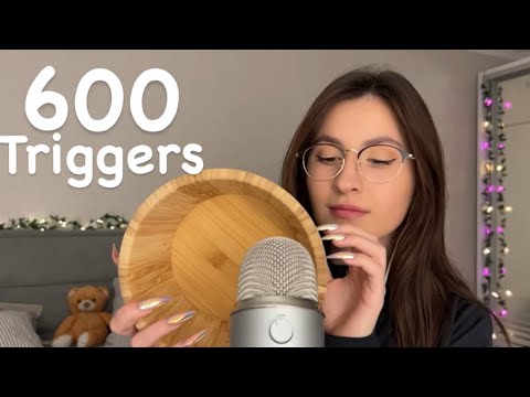Asmr 600 triggers in 60 minutes | Asmr for sleep and relax 😴