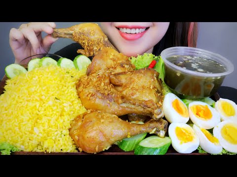 ASMR FRIED CHICKEN WITH FISH SAUCE EATING SOUNDS | LINH-ASMR
