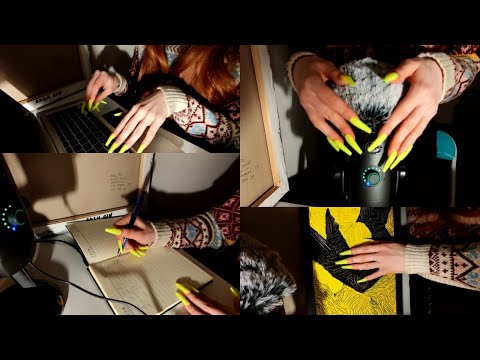 ASMR long nails and music relaxation