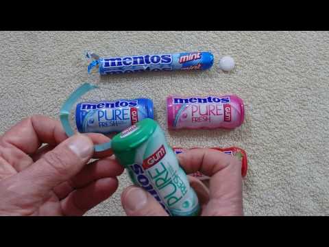 ASMR - Mentos Chewing Gum - Australian Accent - Chewing Gum & Describing Gum in a Quiet Whisper