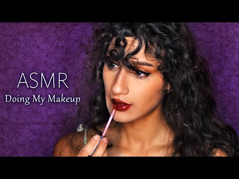 ASMR Gorgeous Self-Makeover, GRWM makeup, Kaitlynn does her makeup with soft whispers & brushes