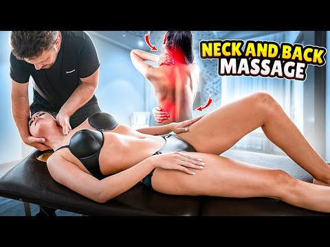 FULL BODY ASMR MASSAGE FOR GIRL AFTER ELECTRIC SCOOTER FALL