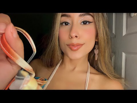 ASMR Lending You My New Clothes & Try On | ADOR Haul | Fabric Scratching