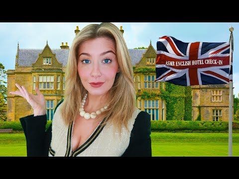 ASMR An EXCEPTIONALLY English Hotel Check-In With Margot!