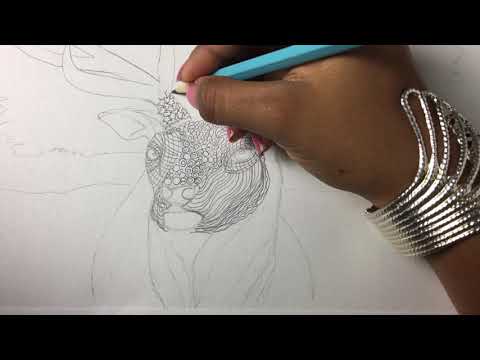 ASMR Drawing and Coloring with Inaudible Whispers