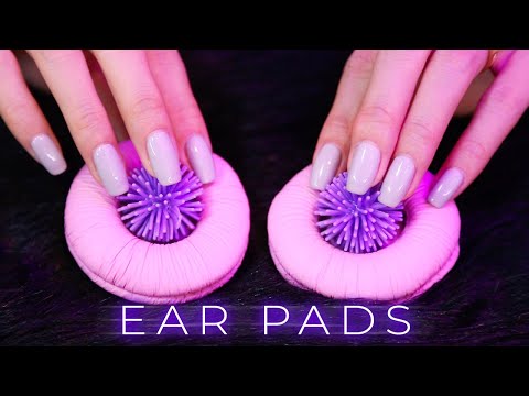 ASMR Using Ear Pads as Your Ears | Tapping, Scratching, Tracing (No Talking)