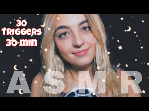 ASMR Español | 30 TRIGGERS en 30 minutos !!!! | ASMR para dormir