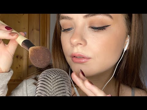 ASMR ~ Personal Attention to the Microphone (mic scratching, mic brushing and mouth sounds)