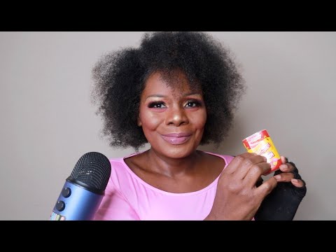 STARBURST GUM CHEWING ASMR MOUTH SOUNDS ♥️