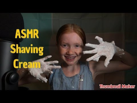 ASMR~Shaving Cream Visuals And Sounds