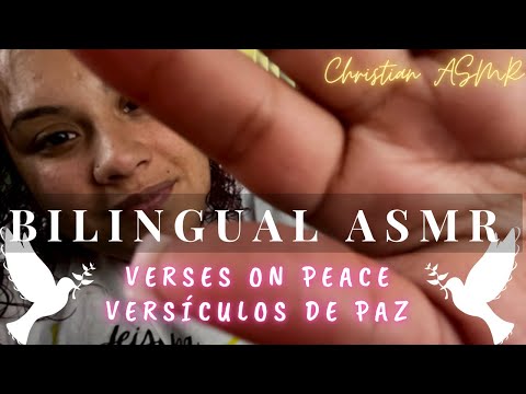 Bilingual Christian ASMR ✨ 8 bible verses on PEACE