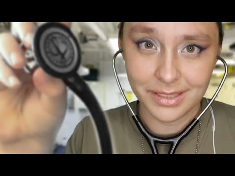 ASMR full physical exam but I'm an ACTUAL ex-military doctor