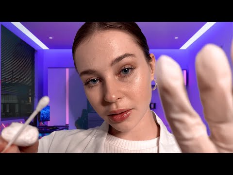 ASMR Night Nurse Visits You For A Full Body Medical Check-Up🌙 | Personal Attention, Ear & Eye Exam