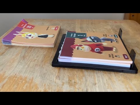 ASMR Tearing Out Old Calendar Pages | Paper Tearing Sounds | Animal Crossing Birthday Calendar
