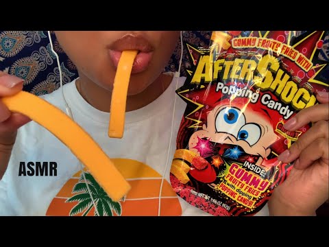 ASMR | Gummy Fries & Popping Candy 🍭