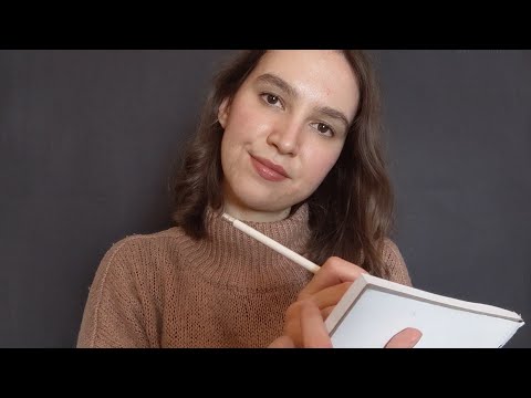 ASMR Sketching, Measuring and Photographing You