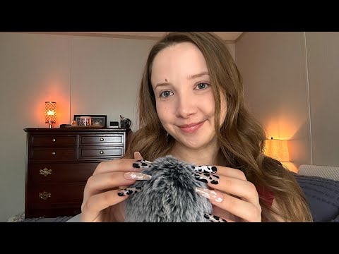 ASMR | WHISPERING & GENTLE MIC FLUFFING✨rambling about life - let’s catch up!✨