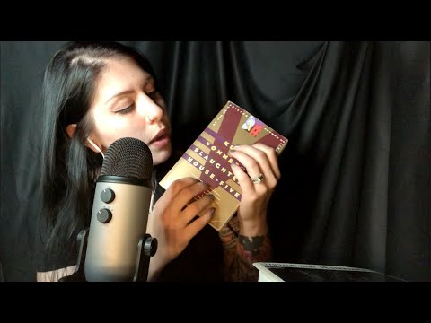 ASMR tapping, turning, and whispering about my favorite books!