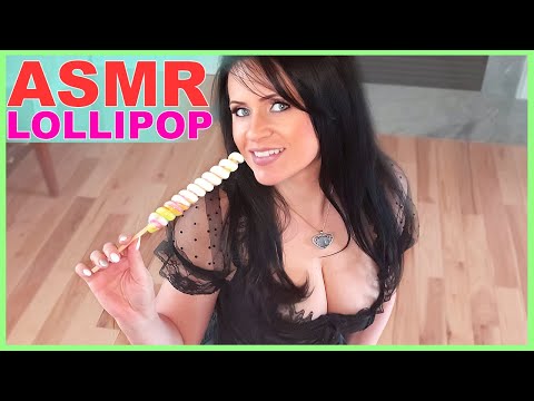 ASMR Video Eating Twisty Lollipop and Chewing Sounds With Anna 🍭