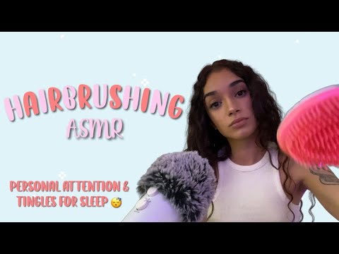 ASMR // Bestie Brushes Your Hair 💆🏽‍♀️ (personal attention, mic scratching)