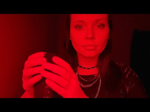 ASMR Mic Rubbing With Red Light Therapy for Sleep