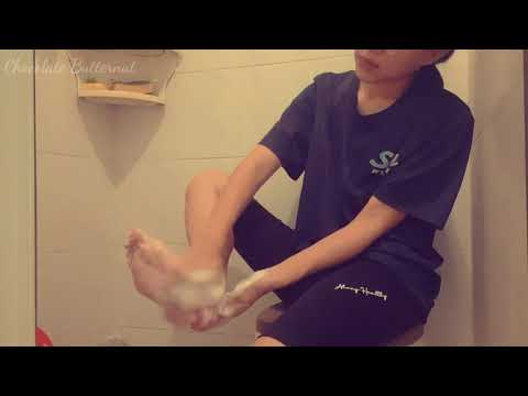 Just wash my feet. Can it make you feel tickled? Day 18