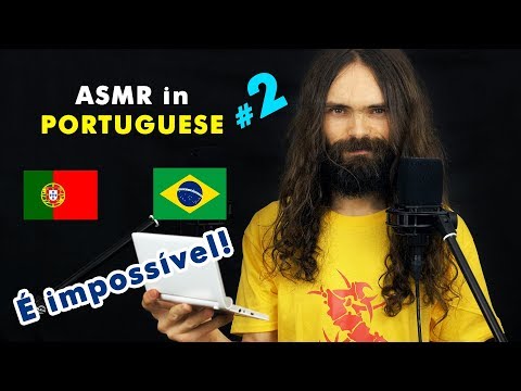 My second ASMR video in Portuguese (Sussurros, Português, Para Relaxar, a few triggers)