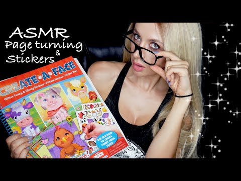 ASMR Page turning and Stickers