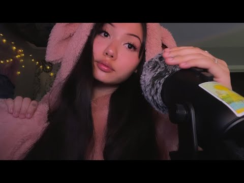 ASMR with the fluffy mic ☁️