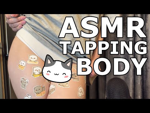 ASMR | Fast Body Tapping & Skin Scratching Sounds | Aggressive FABRIC Scratching