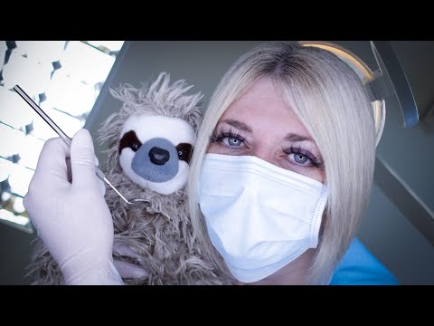 ASMR Dental Exam  - You're A Child! Latex Gloves, Fissure Sealant, Typing, Caring Personal Attention