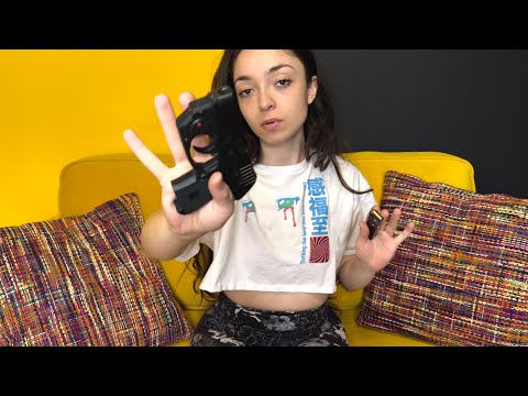 ASMR Intense Ruger LCP .380 Gun Sounds With Whispering Magazine Tapping & Mouth Sounds