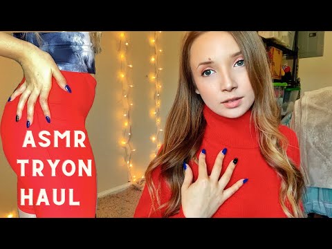 ASMR Black Friday Clothing Try On HAUL | whispering, fast & aggressive fabric sounds