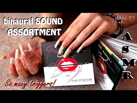 🎧 intense EAR-to-EAR ASMR👂SOUND ASSORTMENT ~ Show & tell (SOFT whispering ♥) 💤 ↬ many TRIGGERS! ↫ ✶