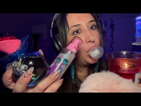 ASMR GUM Chewing Collective Haul/ Tapping/ Unboxing/ Whispered