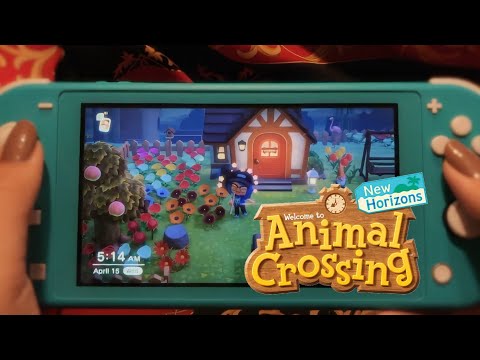 ASMR Una relajante noche lluviosa en Animal Crossing 💖 (susurrado) 😴