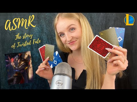 [ASMR] The story of TWISTED FATE (League of Legends) - Card Tapping and Gambling Triggers
