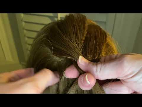 ASMR | Scalp scratching + inspection for sleep and relaxation