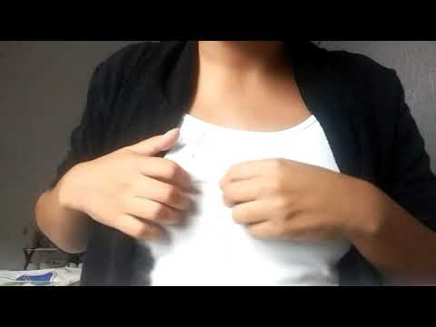 Asmr scratching shirt and tapping.