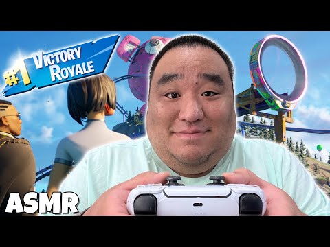 ASMR | Fortnite Gameplay | High Elimination WIN w/ Controller Sounds