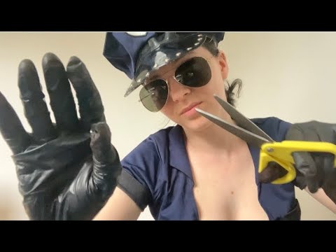 Officer Hottie Gives You an Illegal Haircut & Makeover! (ASMR Roleplay)