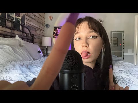 ASMR | when i say your name, you can sleep 🌙🎙️ (nail sounds, mouth sounds, + more)