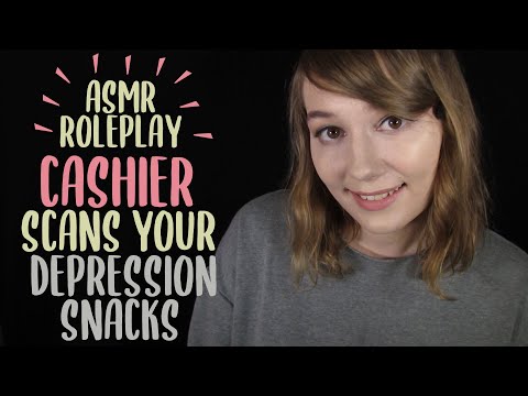 ASMR Cashier Roleplay - Scanning Your Depression Snacks at 3am