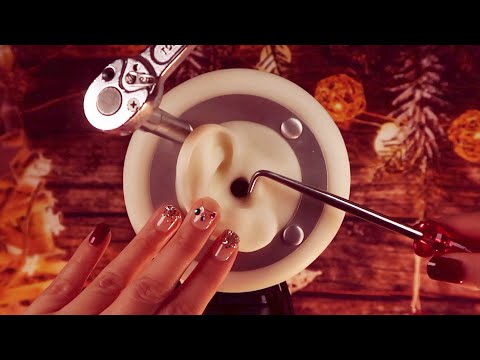 ASMR Fixing Your Ears🔧Christmas Edition🎄Socket wrench, Thermometer,  Spanners (No Talking)