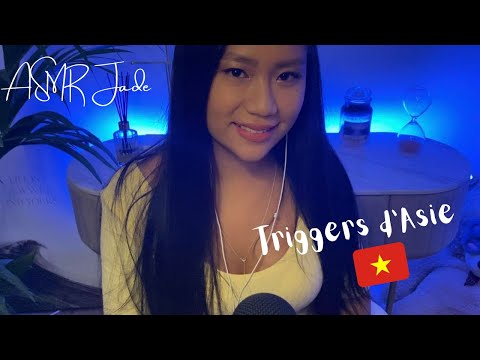 ASMR FR - Je t'endors avec mes triggers d'Asie (tapping, chuchotement...)