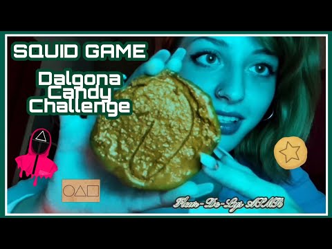 ASMR 🦑 SQUID GAME: Dalgona Candy Challenge but if I lose the video ends 😳 [+ Making Of] 🌈