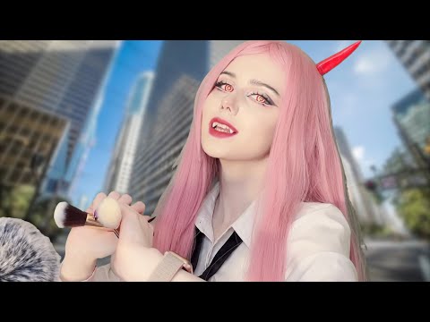 ♡ ASMR 💤 Trigger Words & Mouth Sounds | Chainsaw Man Power Cosplay ♡