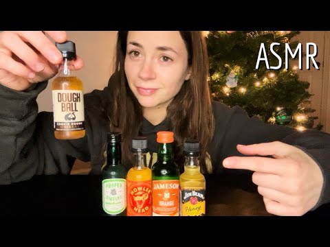 ASMR • Whiskey Shots Review 🥃 (Taste Test, Whispering for Sleep)