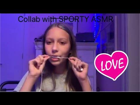 ASMR MIC NIBBLING collab with sporty ASMR (this is actually bomb)