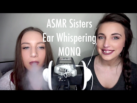 ASMR Sisters Close Ear Whispers with MONQ Personal Diffusers